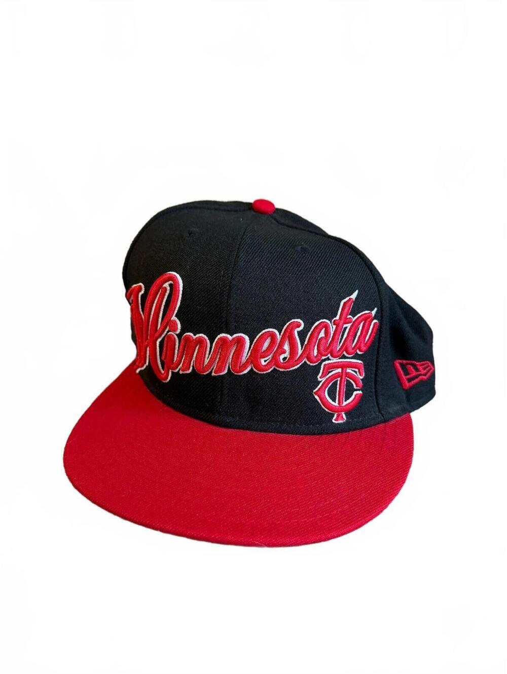 Minnesota Twins New Era Fitted Hat Size 7 3/8
